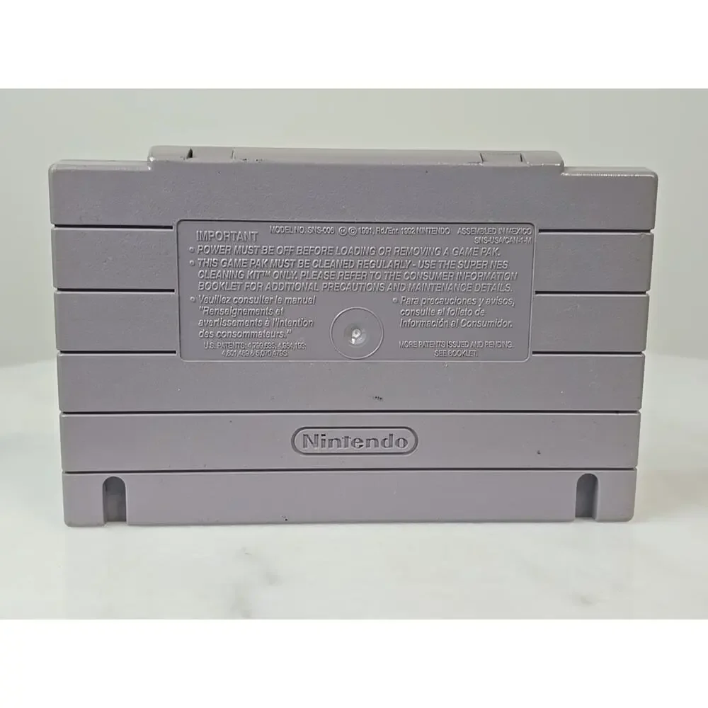Super Nintendo SNES Game Williams Arcades Greatest Hits 1991 Tested & Works